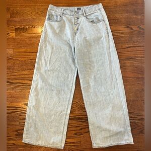 Gap Women's High Rise Stride Wide-Leg Jeans size 31